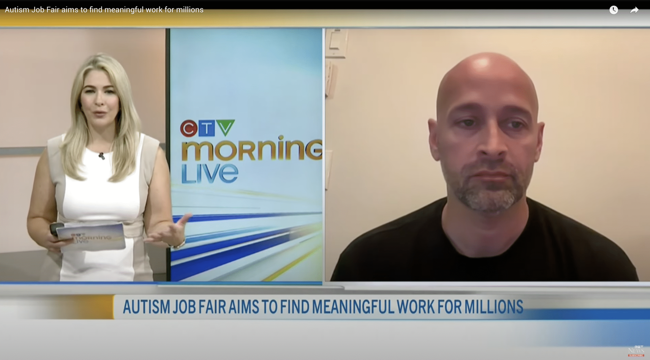 Neil Forrester interviewed on CTV morning LIVE