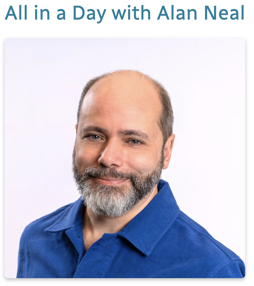 All in a day host headshot image of Alan Neal
